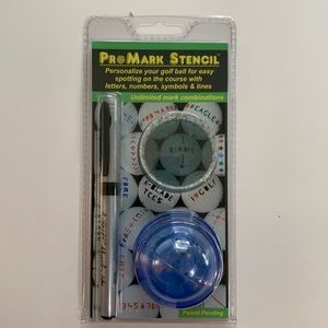 ProMark Stencil - Golf Ball Marking Kit - New